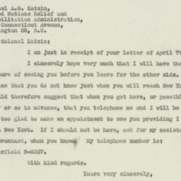 Letter: 1947 April 10