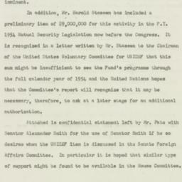 Memorandum: 1953 May 21