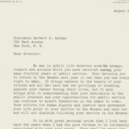 Telegram: 1956 August 23