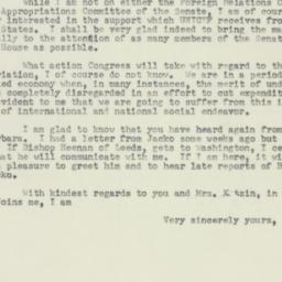 Letter: 1953 May 23