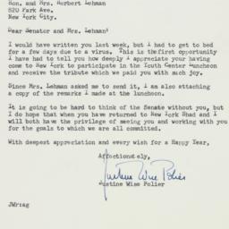Letter: 1956 December 26