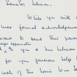 Letter: 1957 January 31