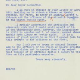 Letter: 1939 April 27