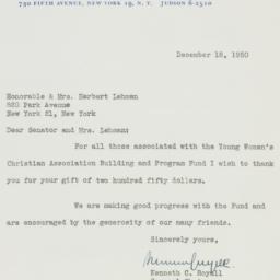 Letter: 1950 December 18
