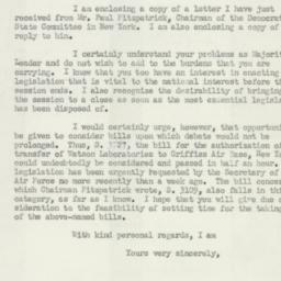Letter: 1950 August 29