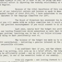 Letter: 1947 February 17