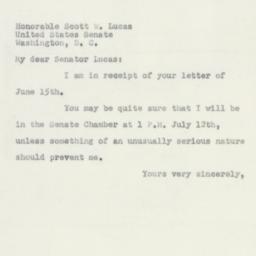 Letter: 1950 June 16