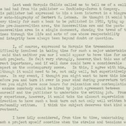 Letter: 1951 May 7