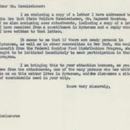 Letter: 1954 August 9