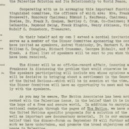 Letter: 1947 August 1