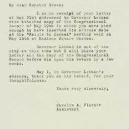 Letter: 1948 May 26