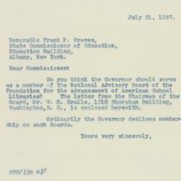 Letter: 1937 July 21