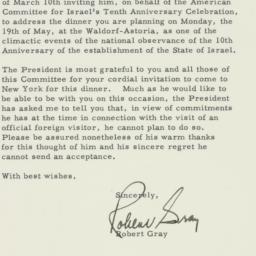 Letter: 1958 March 21