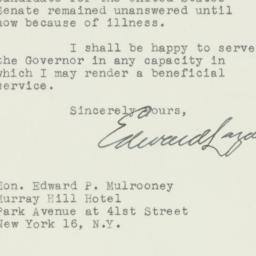 Letter: 1946 October 21