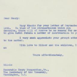 Letter: 1940 September 18