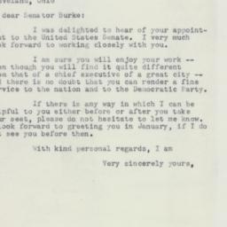 Letter: 1953 October 19
