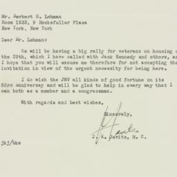 Letter: 1948 January 30