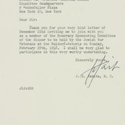 Letter: 1948 January 7