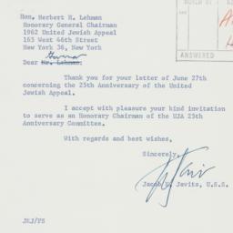 Letter: 1962 July 5