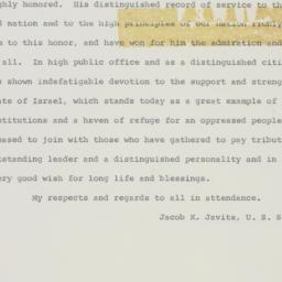 Telegram: 1958 November 11