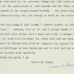 Letter: 1954 July 17