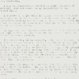 Letter: 1937 July 29