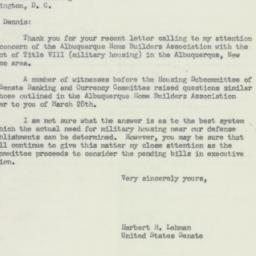 Letter: 1956 April 6