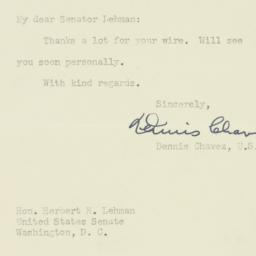 Letter: 1952 November 20