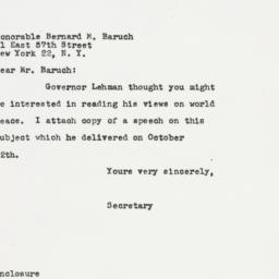 Letter: 1949 October 13