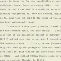 Letter: 1960 February 15