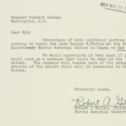 Letter: 1953 May 17