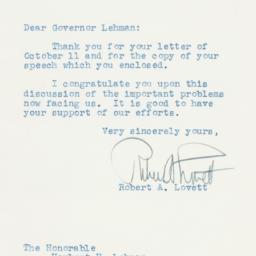Letter: 1947 October 15