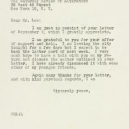 Letter: 1949 September 8