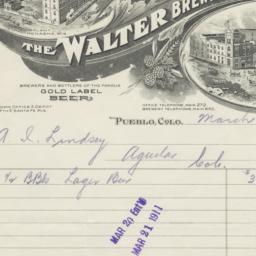 Walter Brewing Co.. Bill