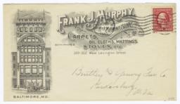 Frank J. Murphy. Envelope - Recto