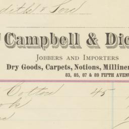 Campbell & Dick. Bill