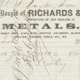 Richards & Co.. Bill