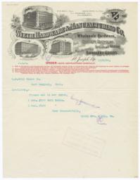 Wyeth Hardware & Manufacturing Co.. Letter - Recto