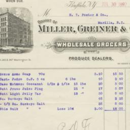 Miller, Greiner & Co.. ...
