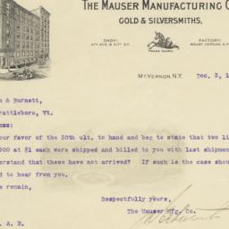 Mauser Manufacturing Co.. L...