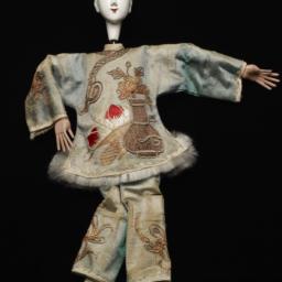 Chinese Female Figurine Wit...
