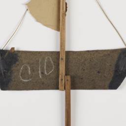 Small Sailboat Marked C8 Sh...