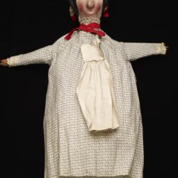 Female Hand Puppet With Bla...