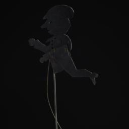 Running Man Shadow Puppet