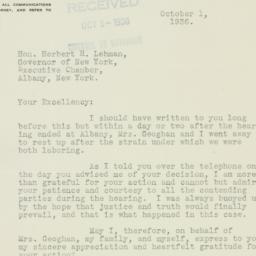 Letter: 1936 October 1