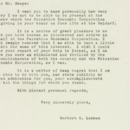 Letter: 1950 June 7