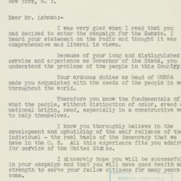 Letter: 1949 October 11