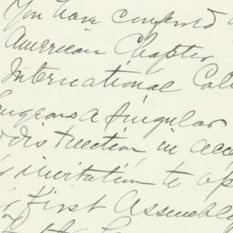 Letter: 1937 May 8