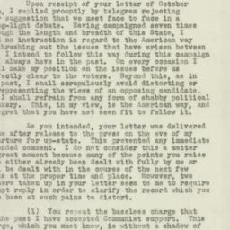 Letter: 1949 October 17