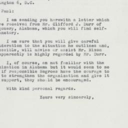 Letter: 1957 April 1
